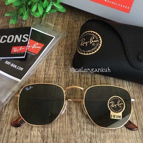 ray ban hexagonal 51mm
